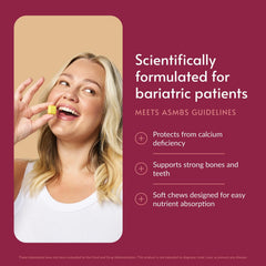 Bariatric Advantage chewy bites pineapple mango serving close-up highlighting soft texture for easy chewing.
