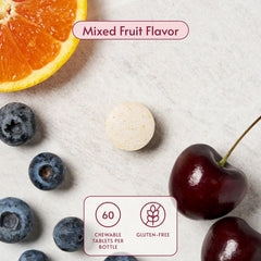 Bariatric Advantage Chewable Multi EA mixed fruit flavor highlights enjoyable daily supplementation