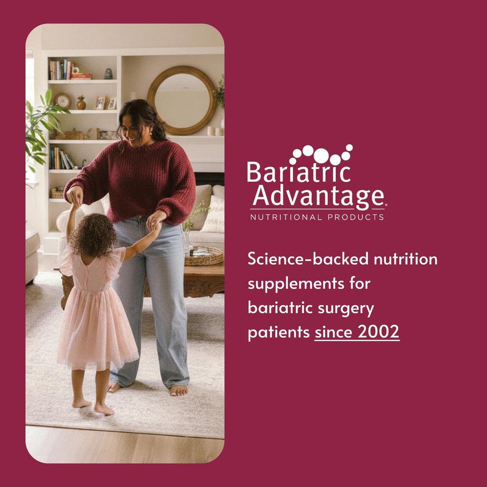 Bariatric Advantage post-bariatric chews illustrate convenient calcium support