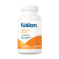 Bariatric Fusion easy-swallow-coated-tablets for comfortable daily calcium support.