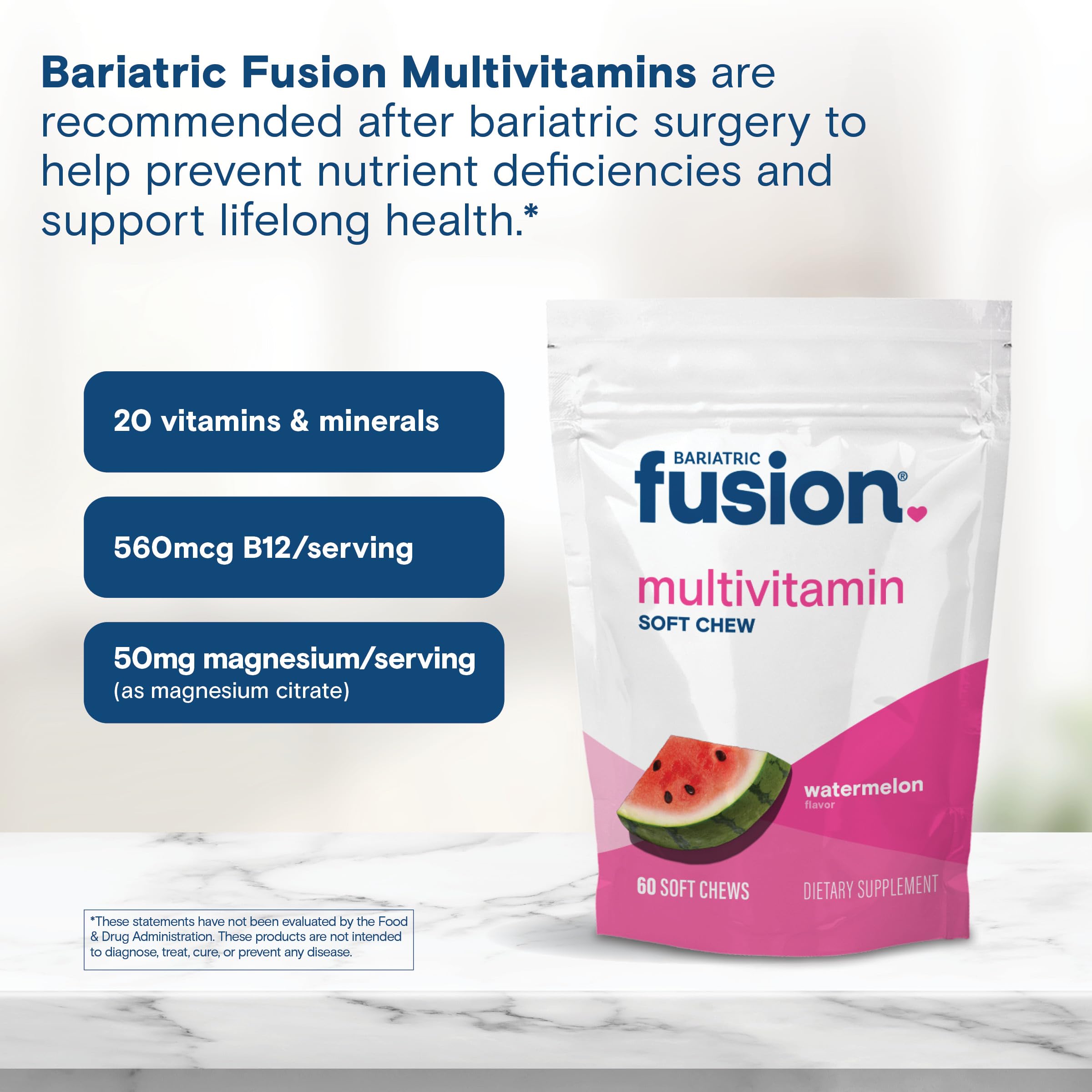 Made in the USA Bariatric Fusion sugar-free gluten-free formulation for bariatric patients