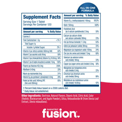 Bariatric Fusion open bottle with tablets ready for your daily regimen.