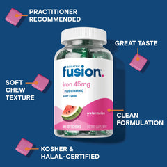 Bariatric Fusion Vitamin C-Enhanced Chew supports absorption and overall nutrient availability.