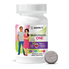 BariatricPal Multivitamin ONE bottle for daily use and essential nutrient support.