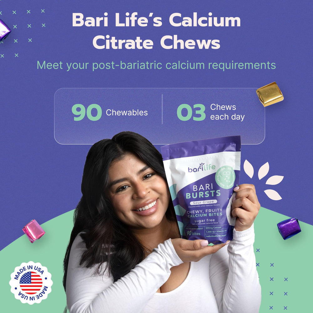Individually wrapped Bari Life chews for grab-and-go use
