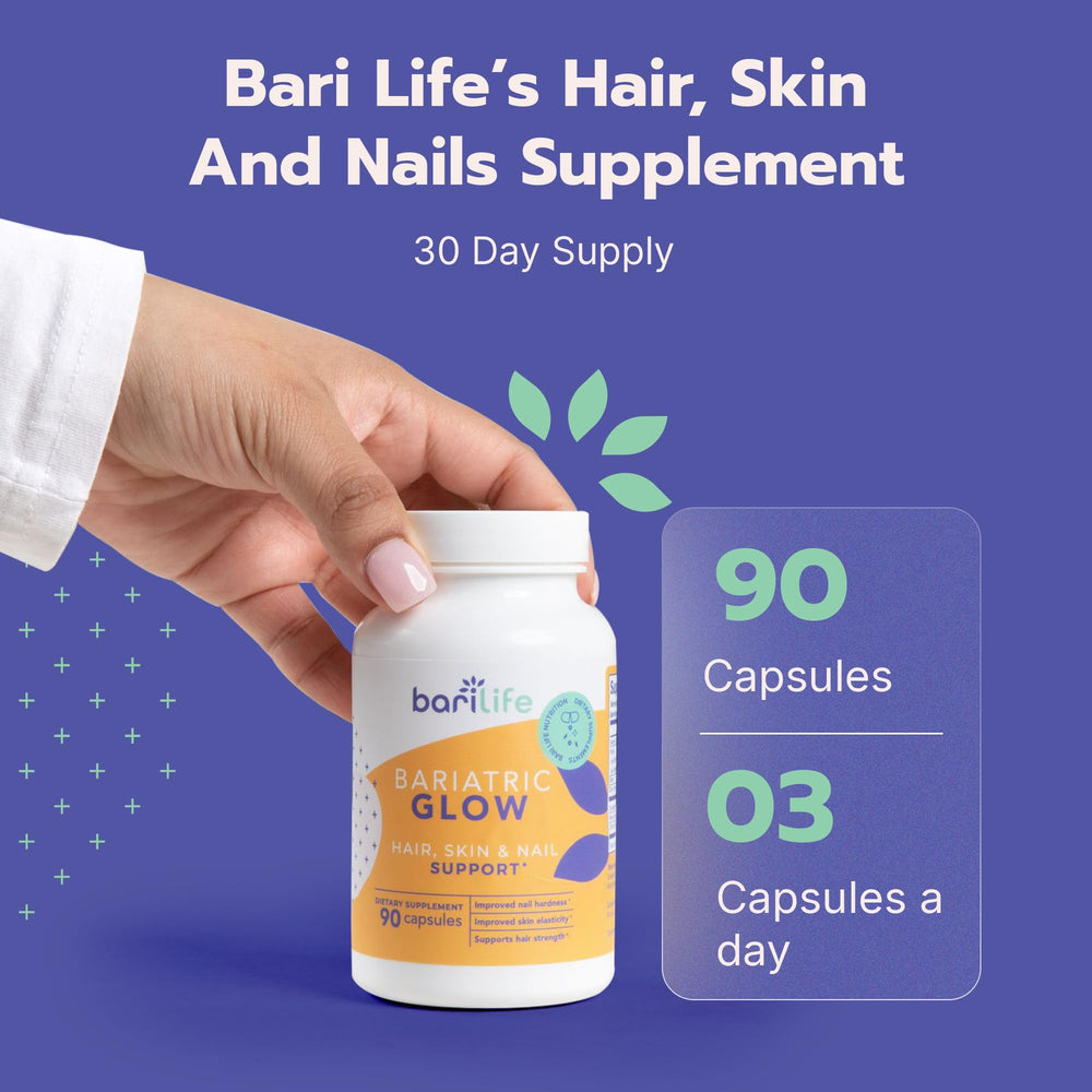 Bari Life bottle being poured into a glass for a daily regimen.