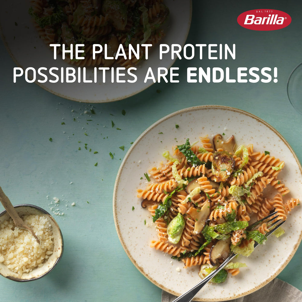 Kosher certified Barilla red lentil pasta packaging.