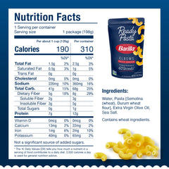 Barilla Ready Pasta elbows in a microwave-ready pouch for fast, mess-free dinners