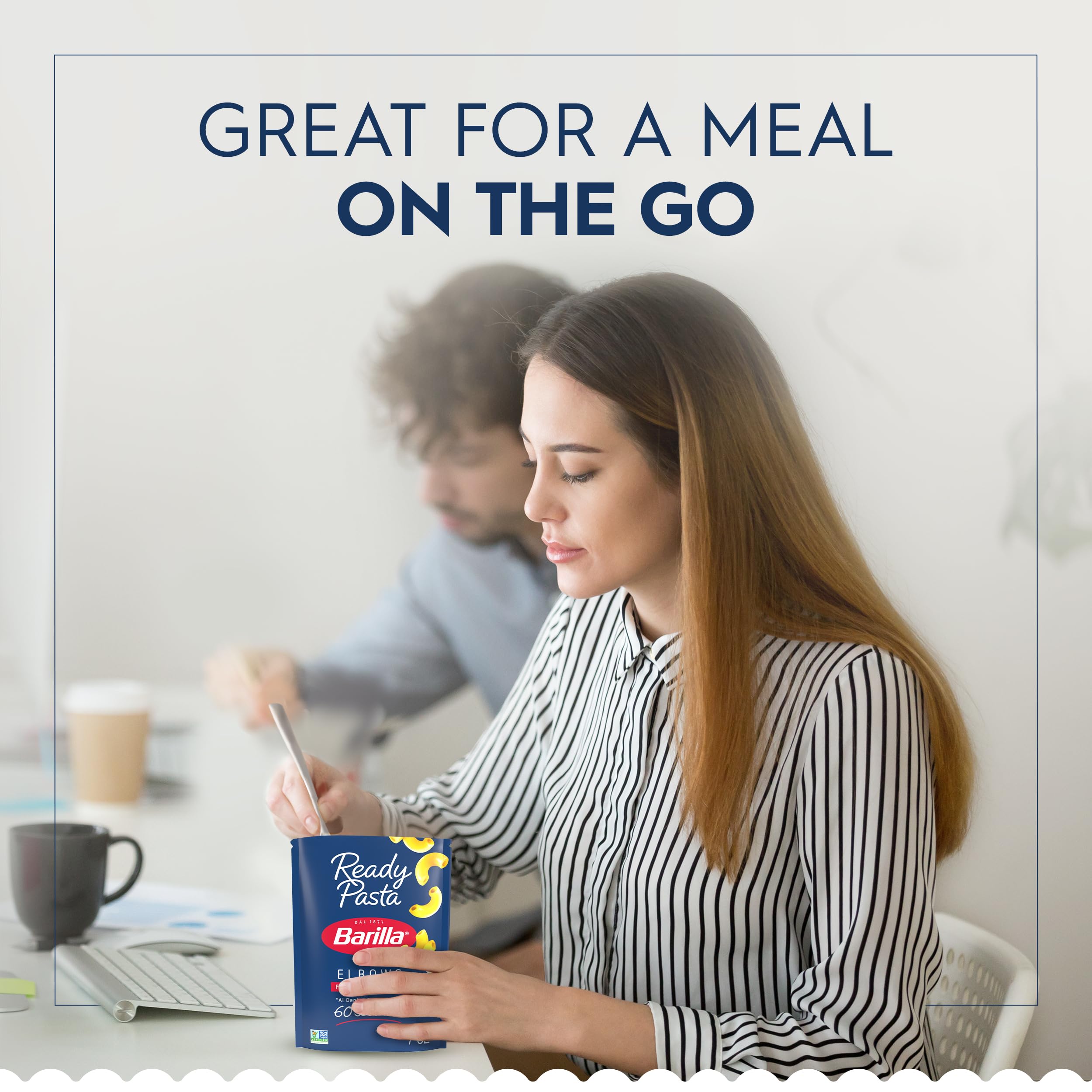 Barilla Ready Pasta elbows pack-seven-ounce for pantry convenience