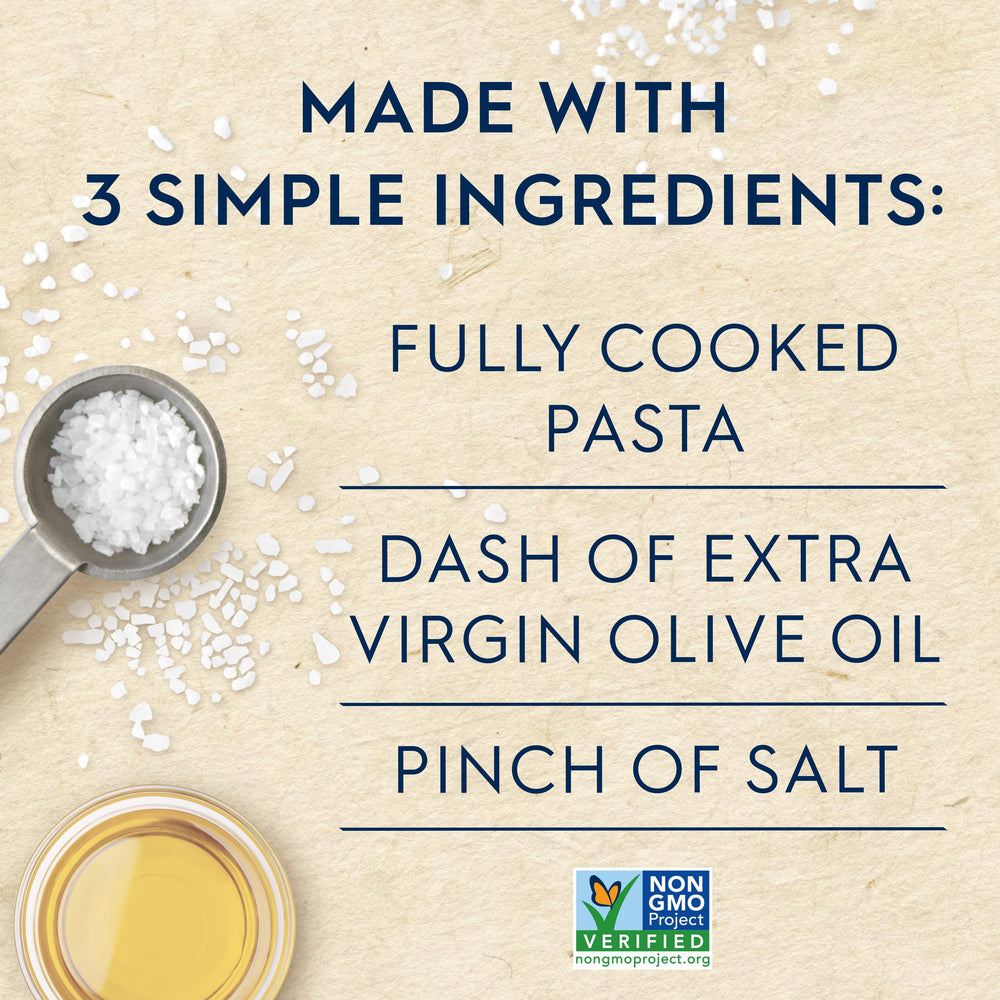 Barilla Ready Pasta in pantry setup, ready-to-heat meal from your pantry.