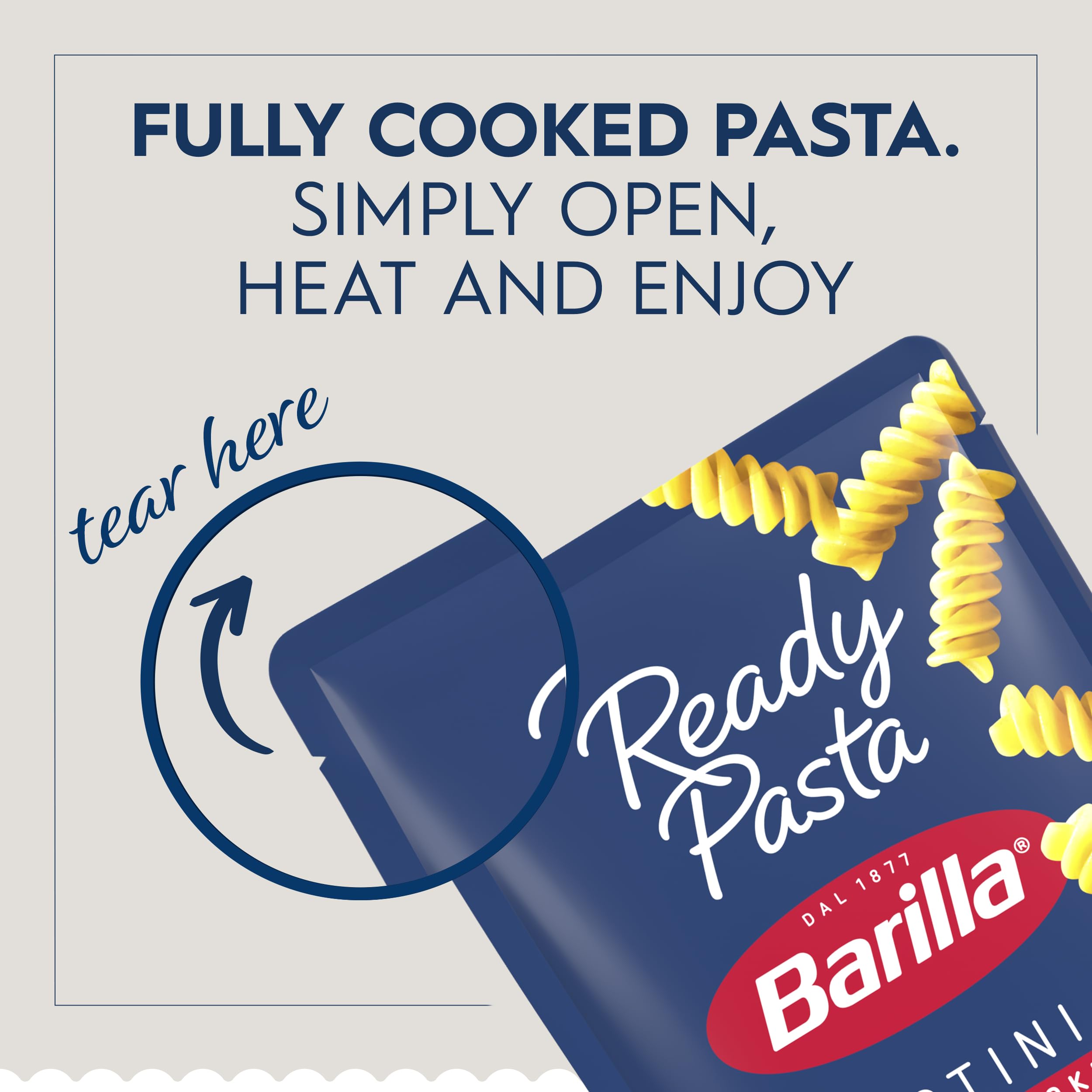 Barilla Ready Pasta serving bowl ready to enjoy in minutes.