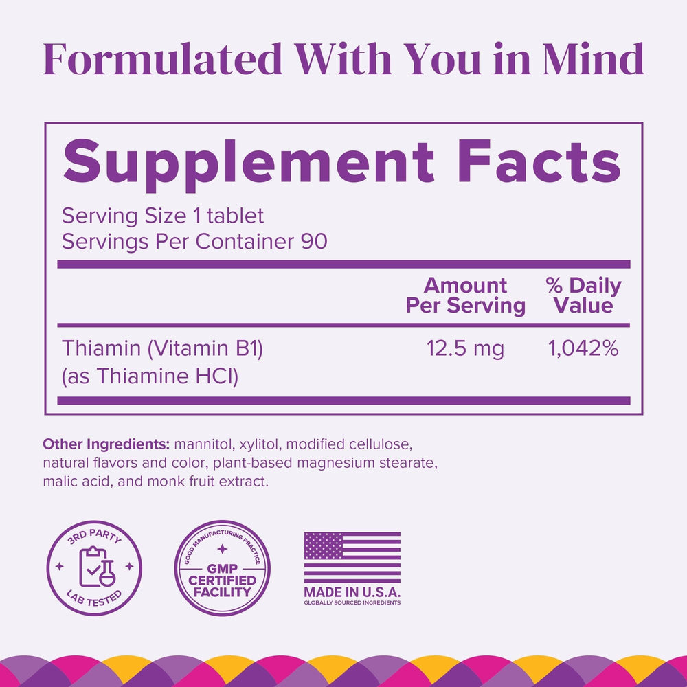 Barimelts B1 tablets dissolving on tongue for quick absorption.