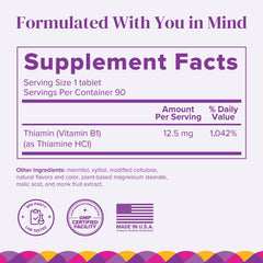 Barimelts B1 tablets dissolving on tongue for quick absorption.