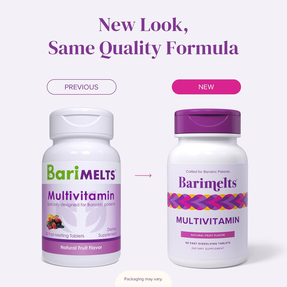 BariMelts daily-dosage image shows two tablets per day for convenient use.