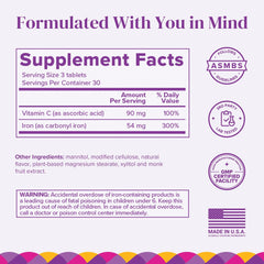 Barimelts iron orange-bottle pour shows sugar-free formula for post-surgery nutrition.