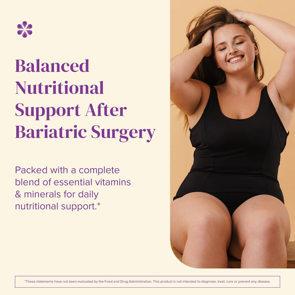 BariMelts natural fruit flavor tablets, sugar-free and gentle on the stomach.