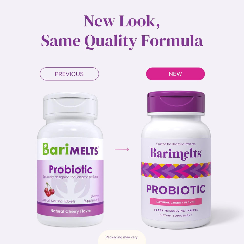 Barimelts probiotic design highlights gluten-free and dairy-free formulation.