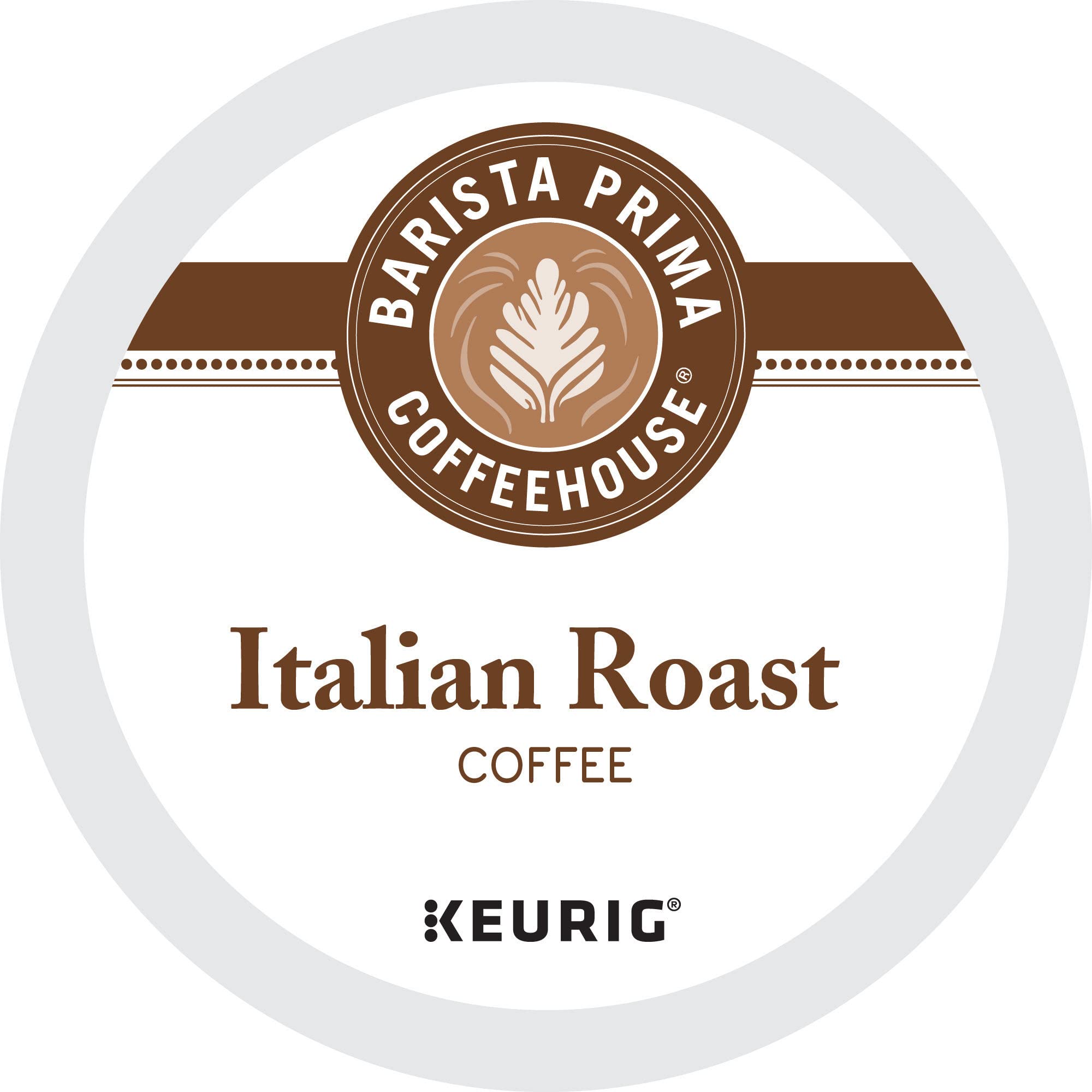 Barista Prima Italian Roast box beside a sunrise mug, inviting start to the day.
