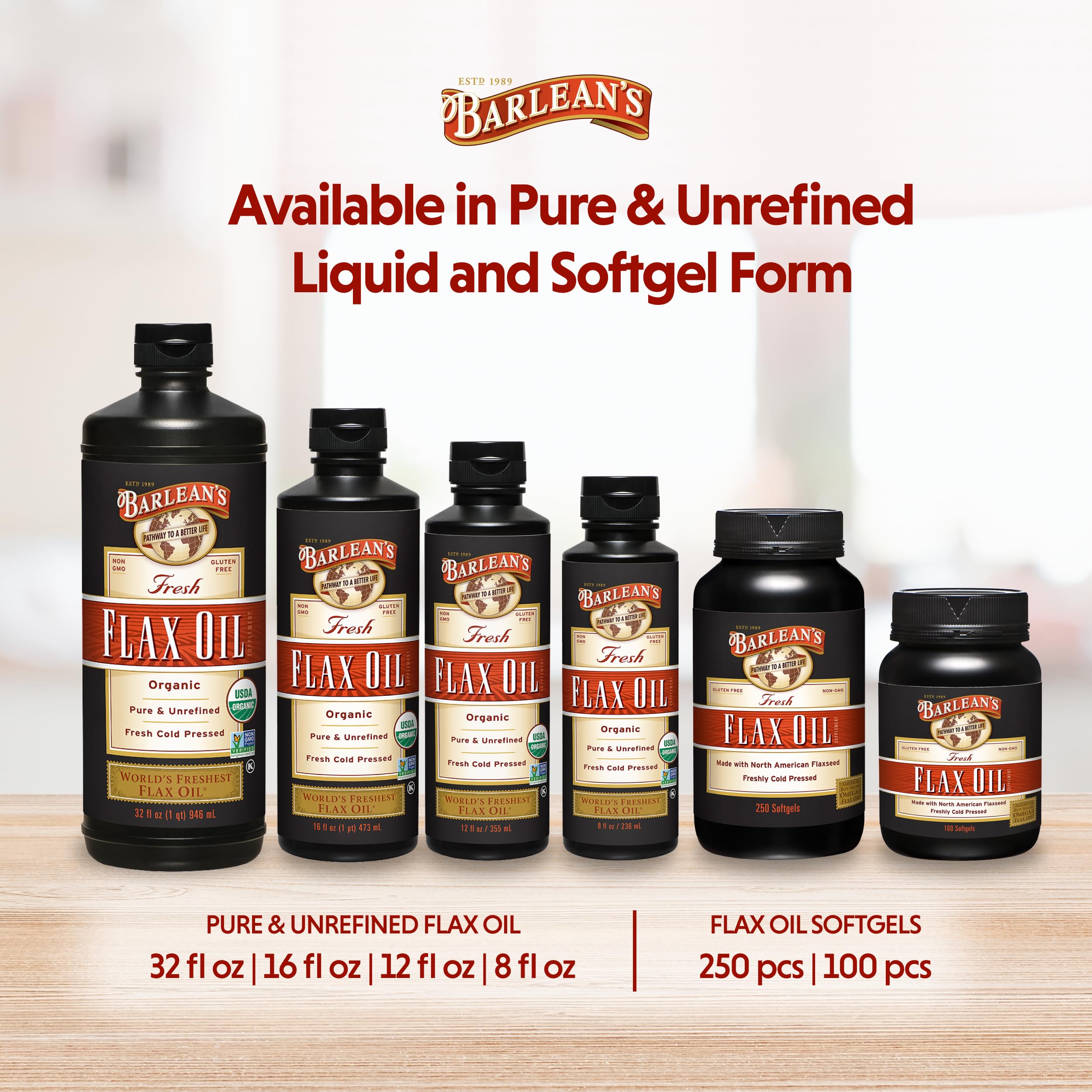 Oats with Barlean's flaxseed oil for a nutty morning boost.