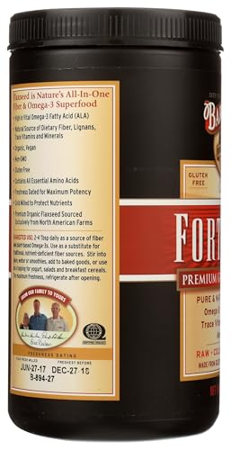 Barlean's Forti-Flax texture close-up of fine powder.