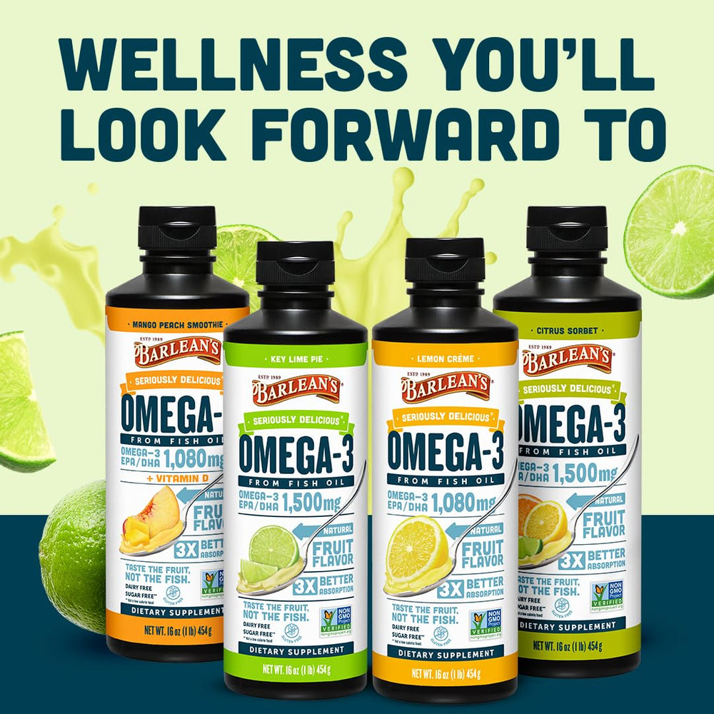 Made in the USA Barlean's Omega 3 liquid product image