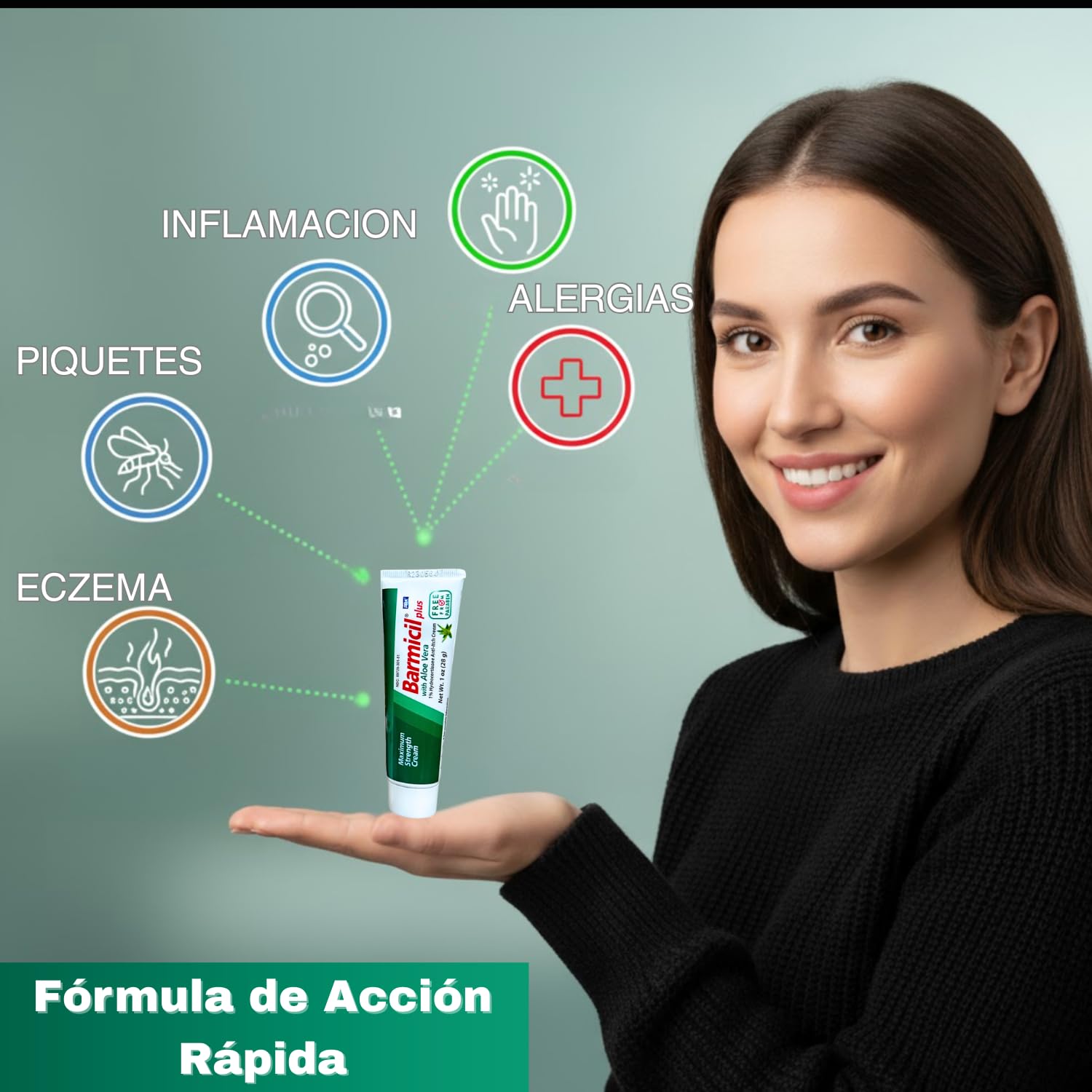 First aid kit with Barmicil Plus cream visible.