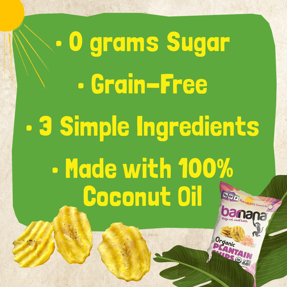 Barnana chips fried in coconut oil deliver a rich, toasted flavor.