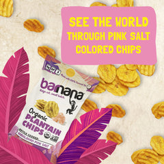 Barnana ridge-cut plantain chips showcase deep ridges for extra crunch.