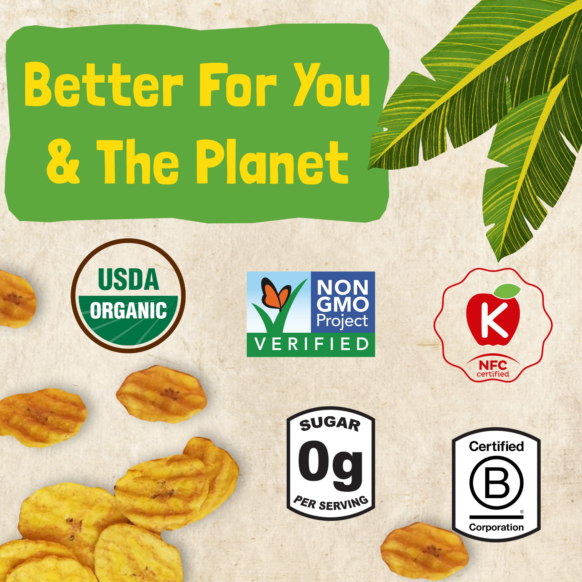 Barnana sourced from the Amazon upcycles surplus plantains to reduce waste.
