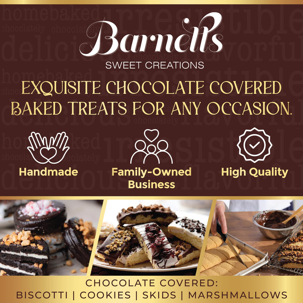 Barnetts cookie crunch biscotti—vanilla cookie flavor with a crunchy finish, ideal for sharing.