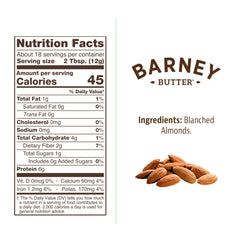 Barney Butter unsweetened powdered almond butter closeup showing smooth texture.