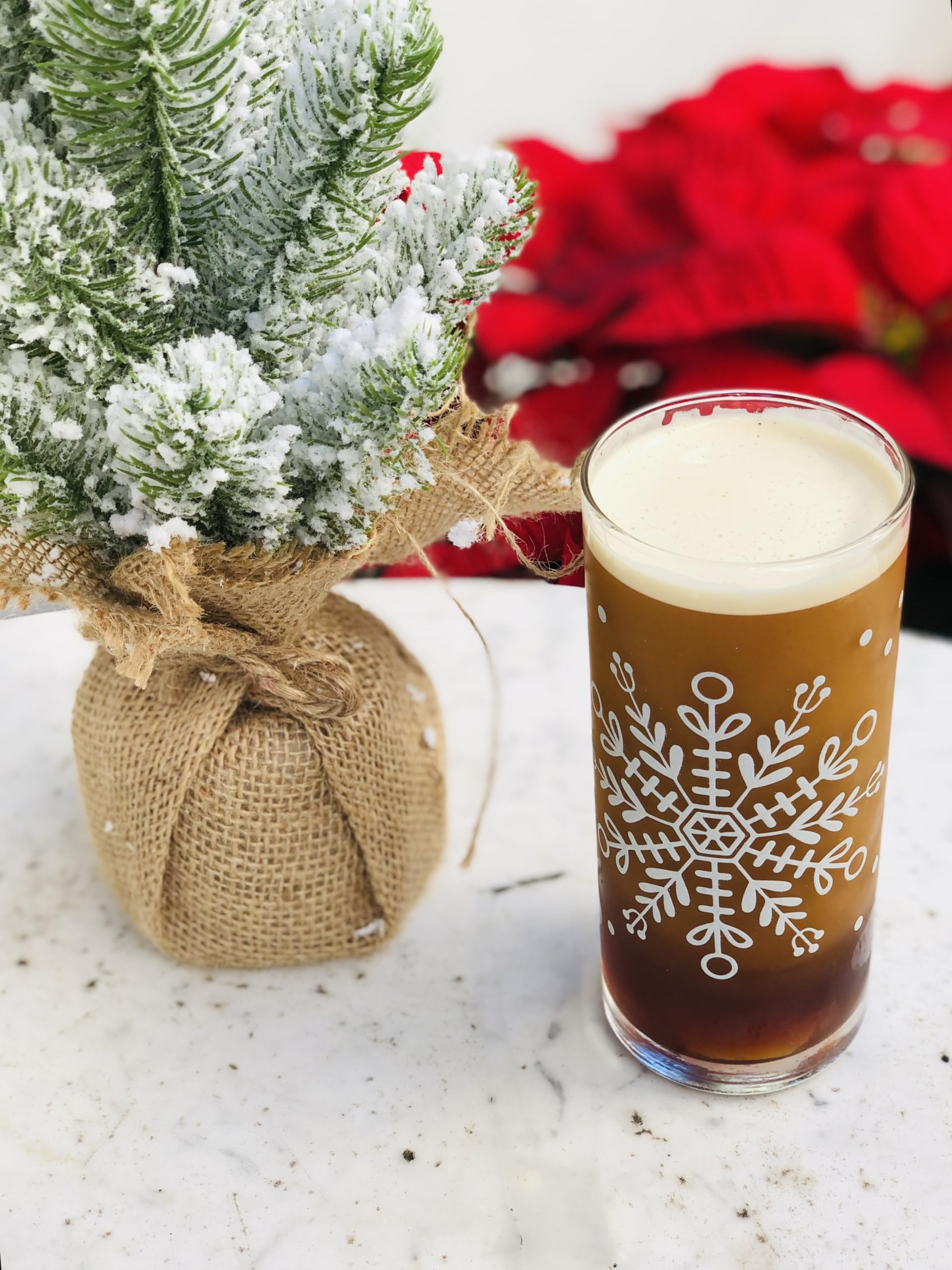 Barnie's Santa's White Christmas K-Cups provide a balanced medium roast option.