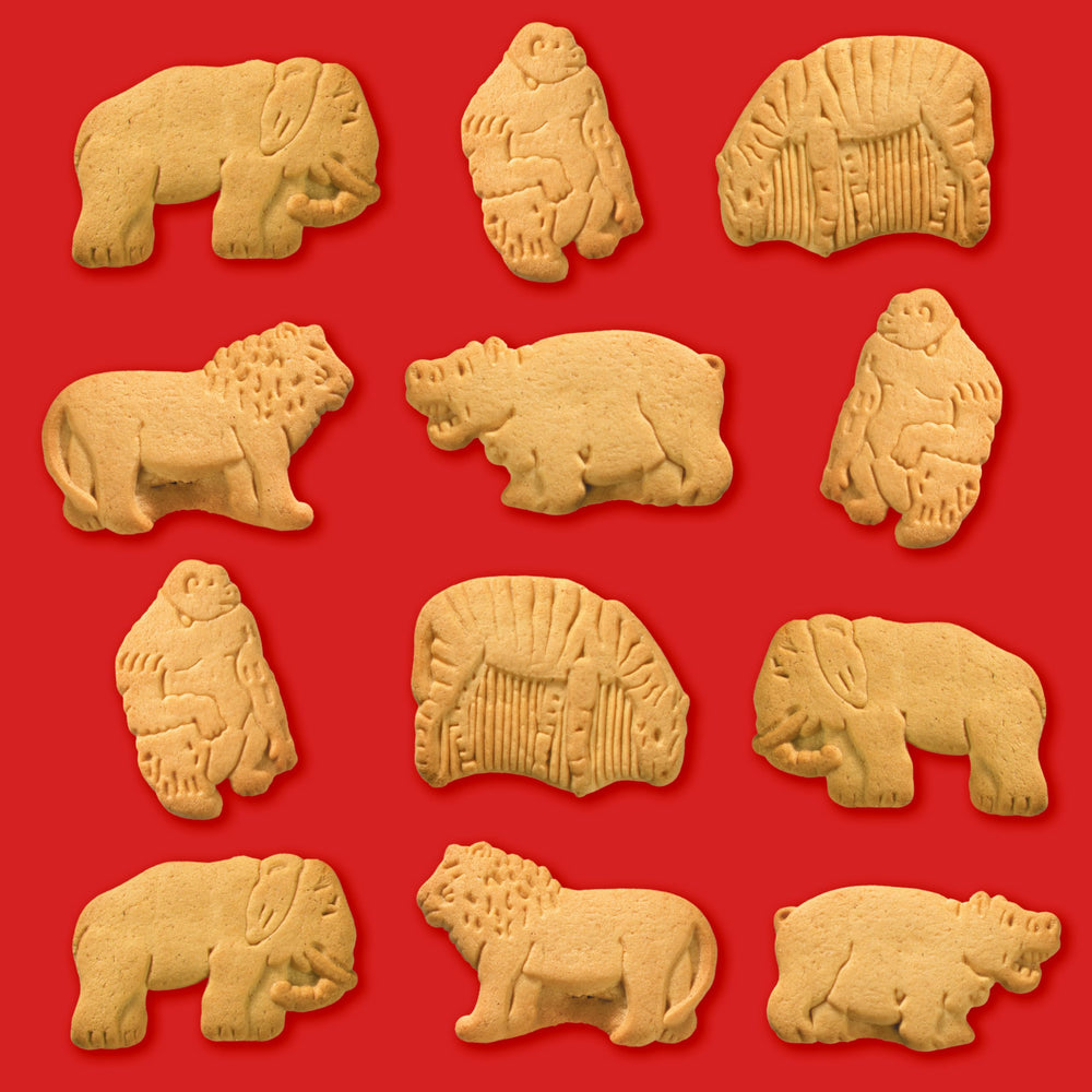 BARNUM'S Original Animal Crackers calcium-rich snack for lunchboxes.