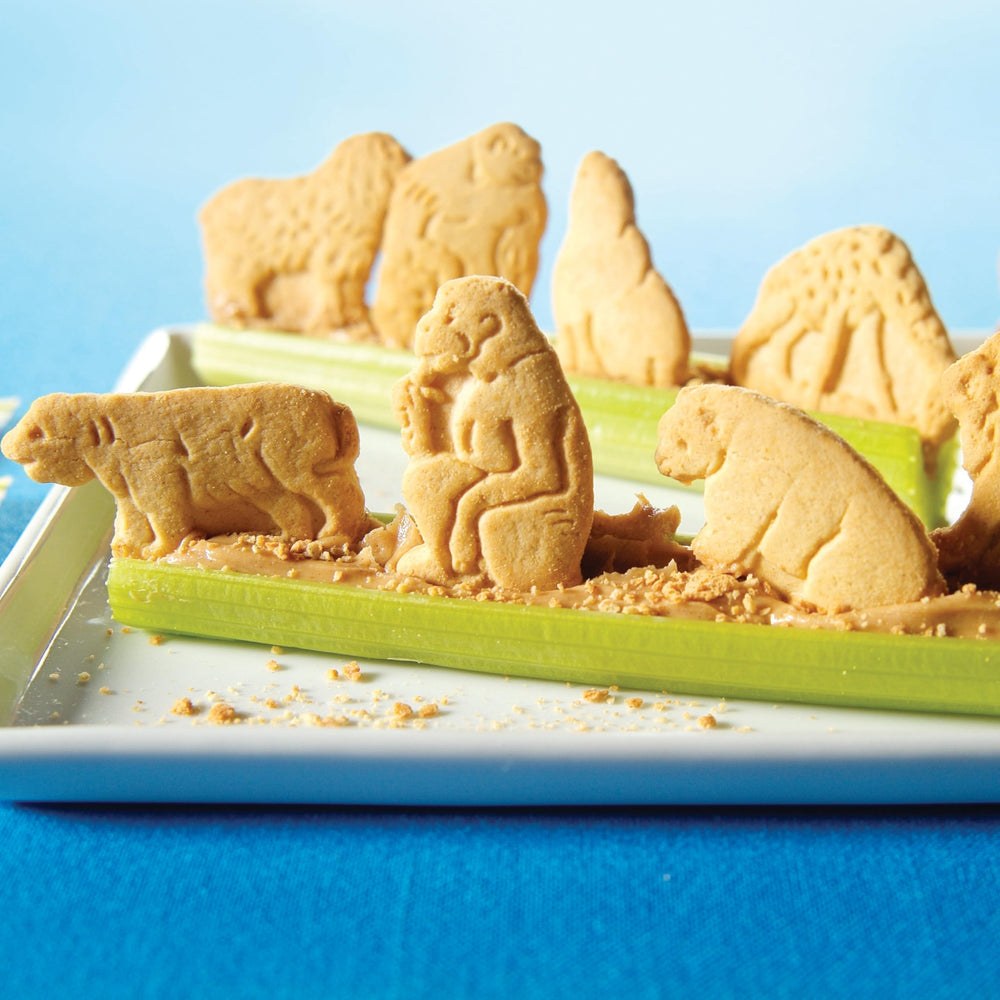 BARNUM'S Original Animal Crackers travel-friendly packaging for trips.