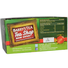 Barry's Tea Irish Breakfast steeping cup, energizing aroma enhances breakfast moments.