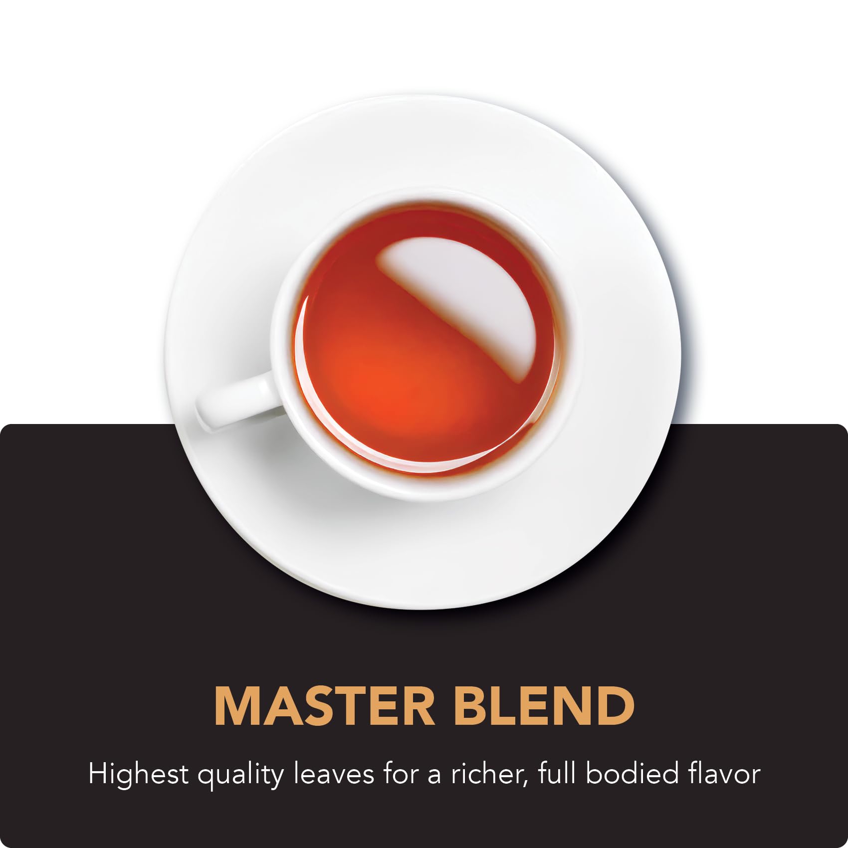 Barry's Tea Master Blend Kenya leaves deliver bright, fresh notes.