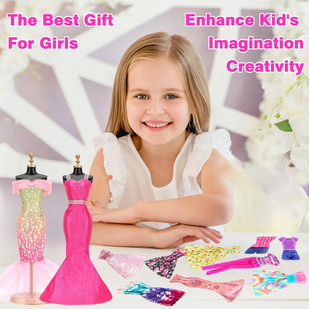 Barwa doll clothes fit 11.5-inch figures, supporting imaginative playtime wardrobe changes.