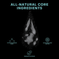 BASE LABORATORIES HOCl piercing spray close-up highlights natural cleansing action