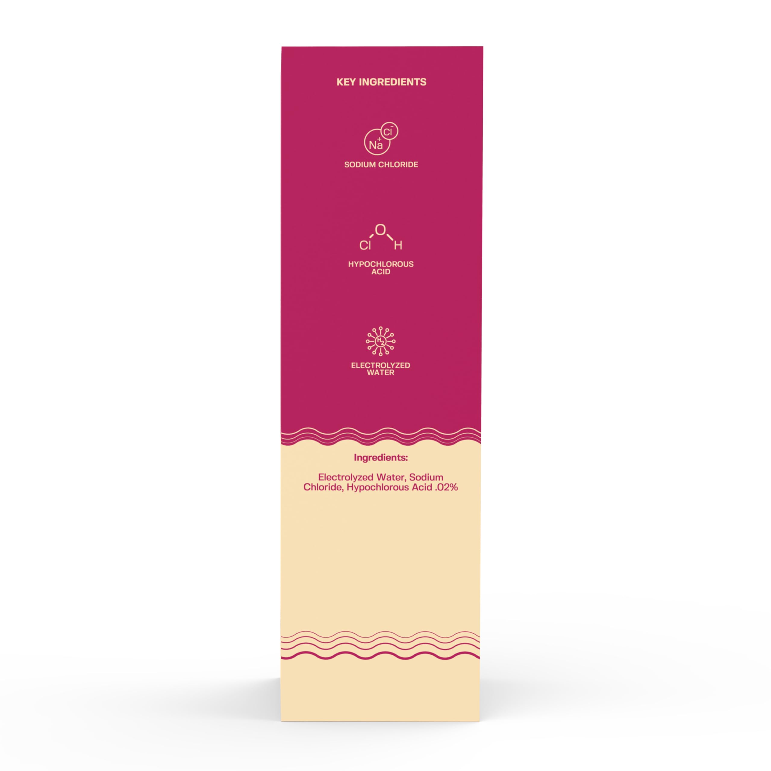 BASE LABORATORIES HOCL spray supports balanced skin pH levels