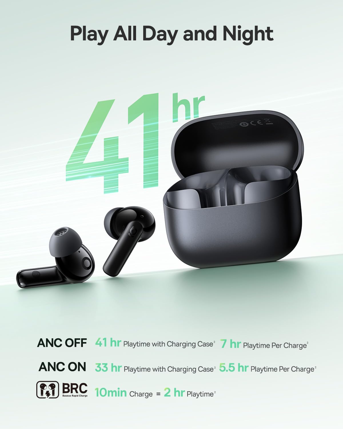 Baseus Bass BP1 up to 41 hours of playback