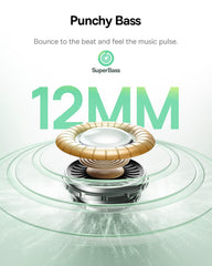 Baseus Bass BP1 earbuds nestled in charging case for travel-ready power.
