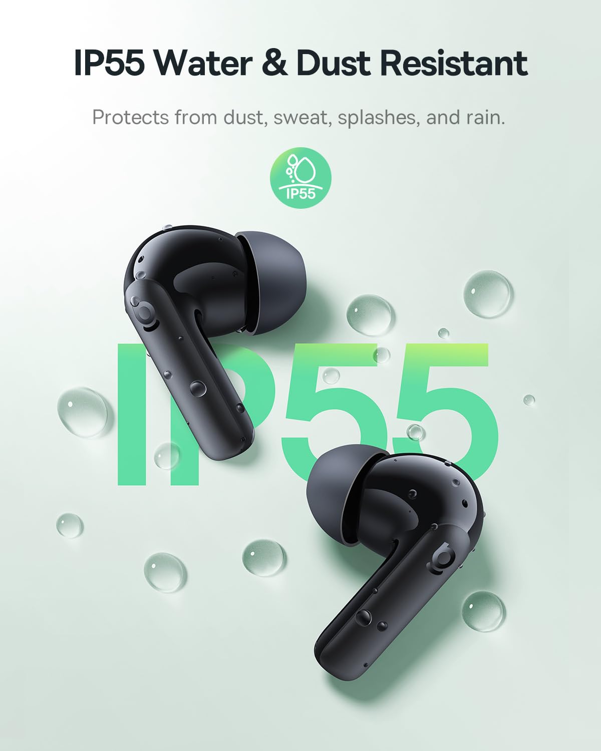Baseus Bass BP1 IP55 water resistance for workouts