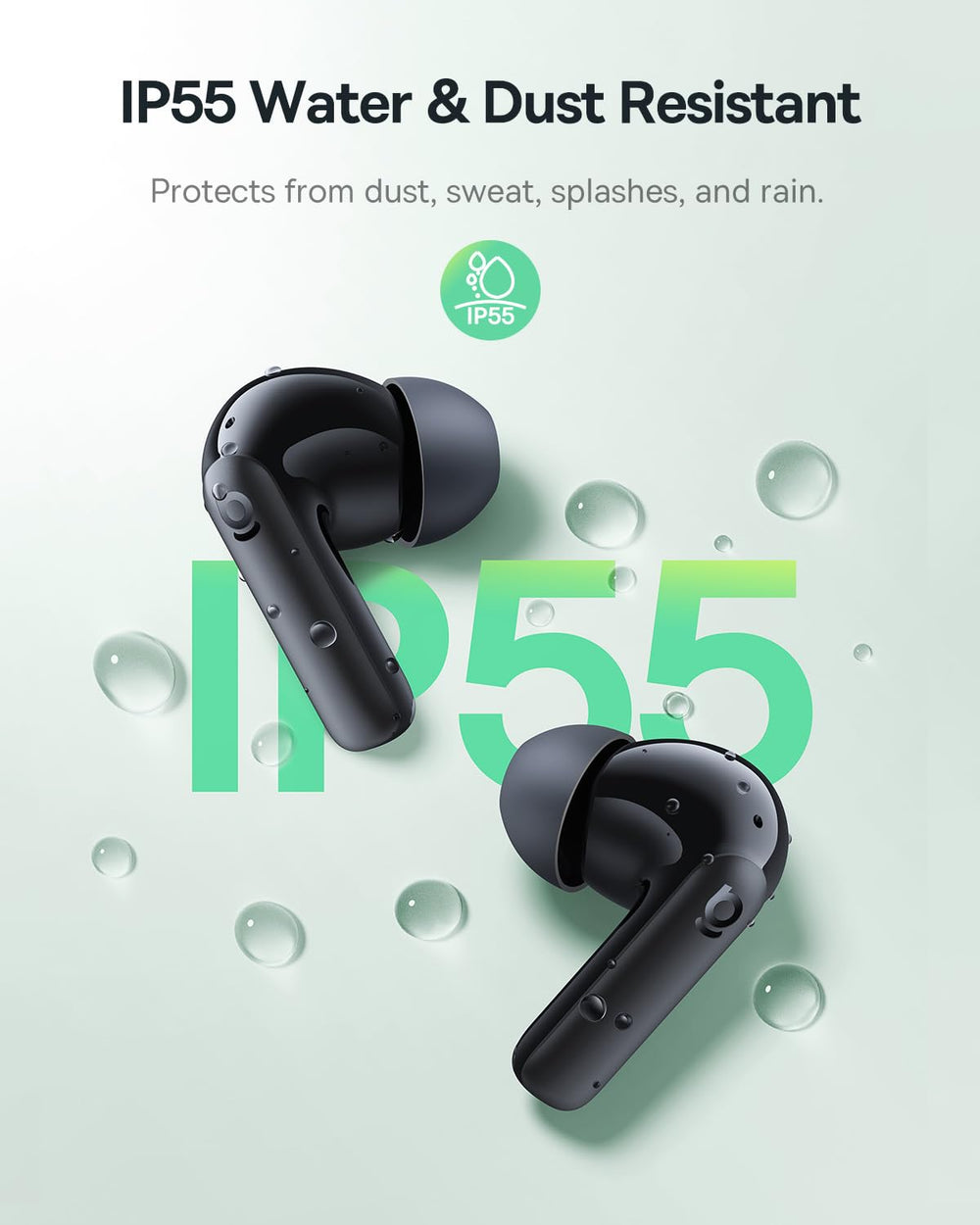 Baseus Bass BP1 IP55 water resistance for workouts