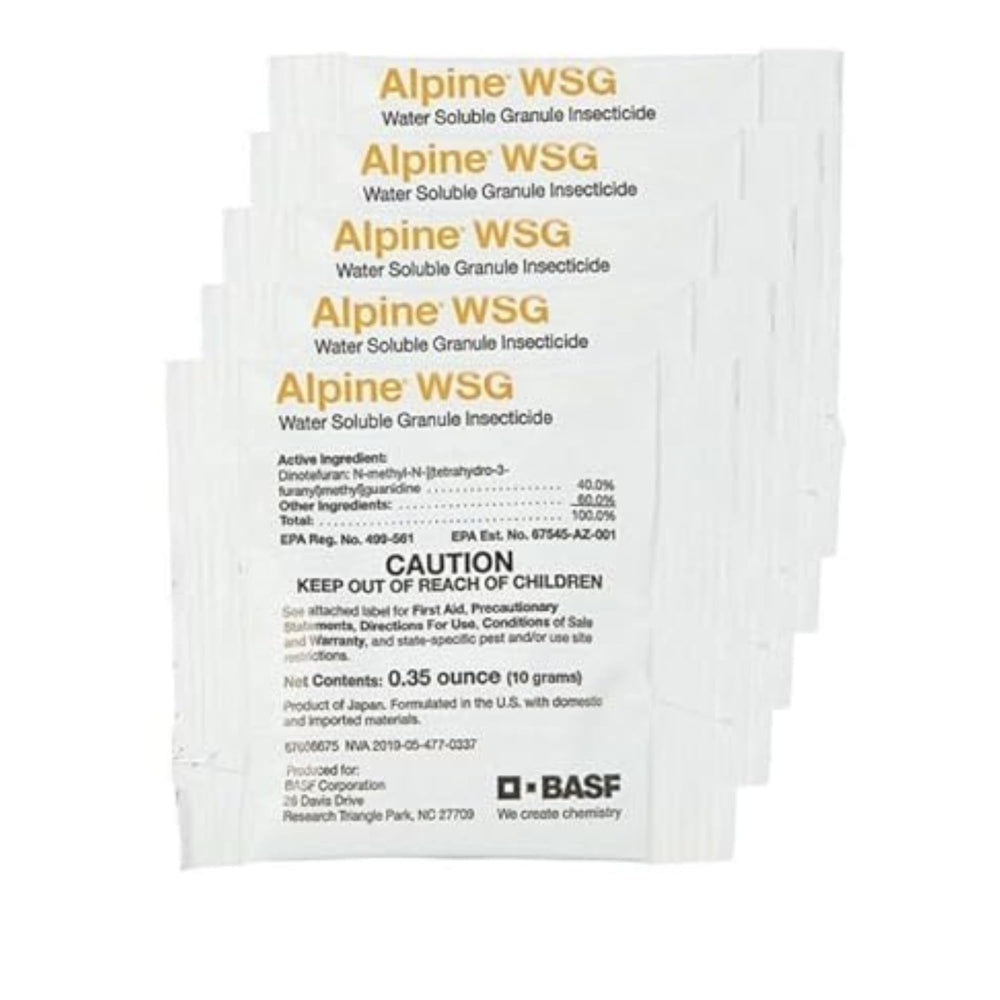 BASF Alpine WSG dilution step forms ready-to-spray solution