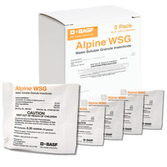 BASF Alpine WSG sachet packaging ready for dilution and application