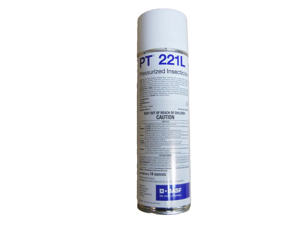 BASF PT 221L aerosol can for indoor and outdoor crawling insect control