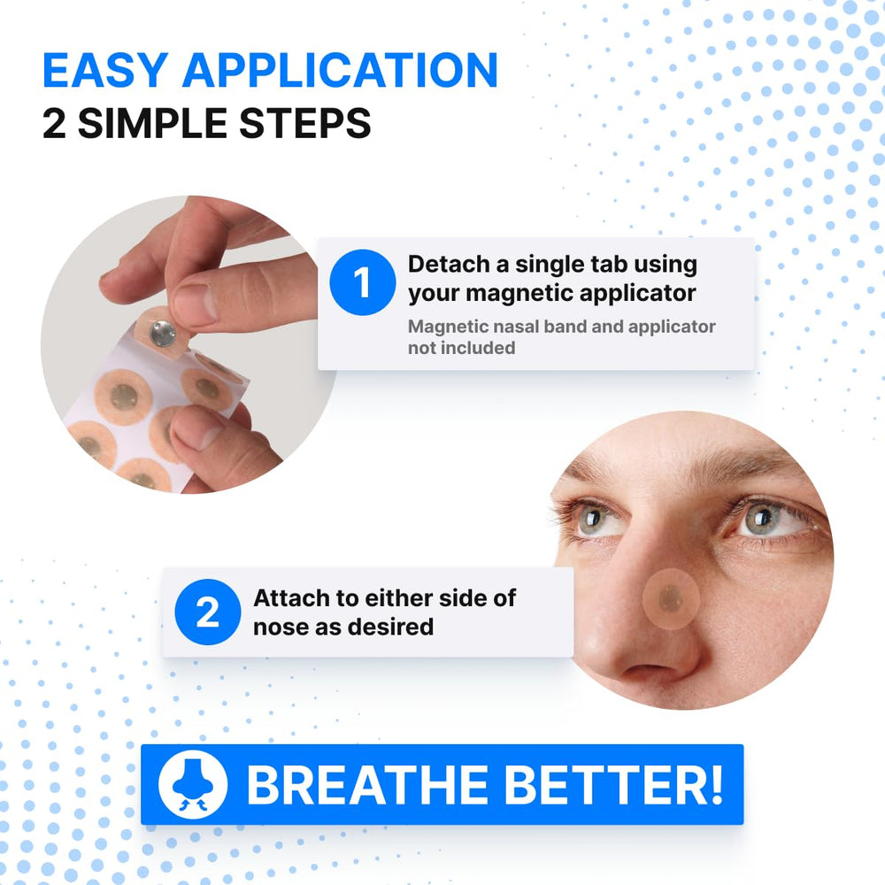 Hypoallergenic, skin-friendly materials from Bash Stack Nasal Strips for gentle overnight wear.