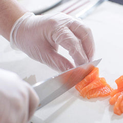 BASIC Medical gloves with 0.09mm finger thickness for tactile feedback.