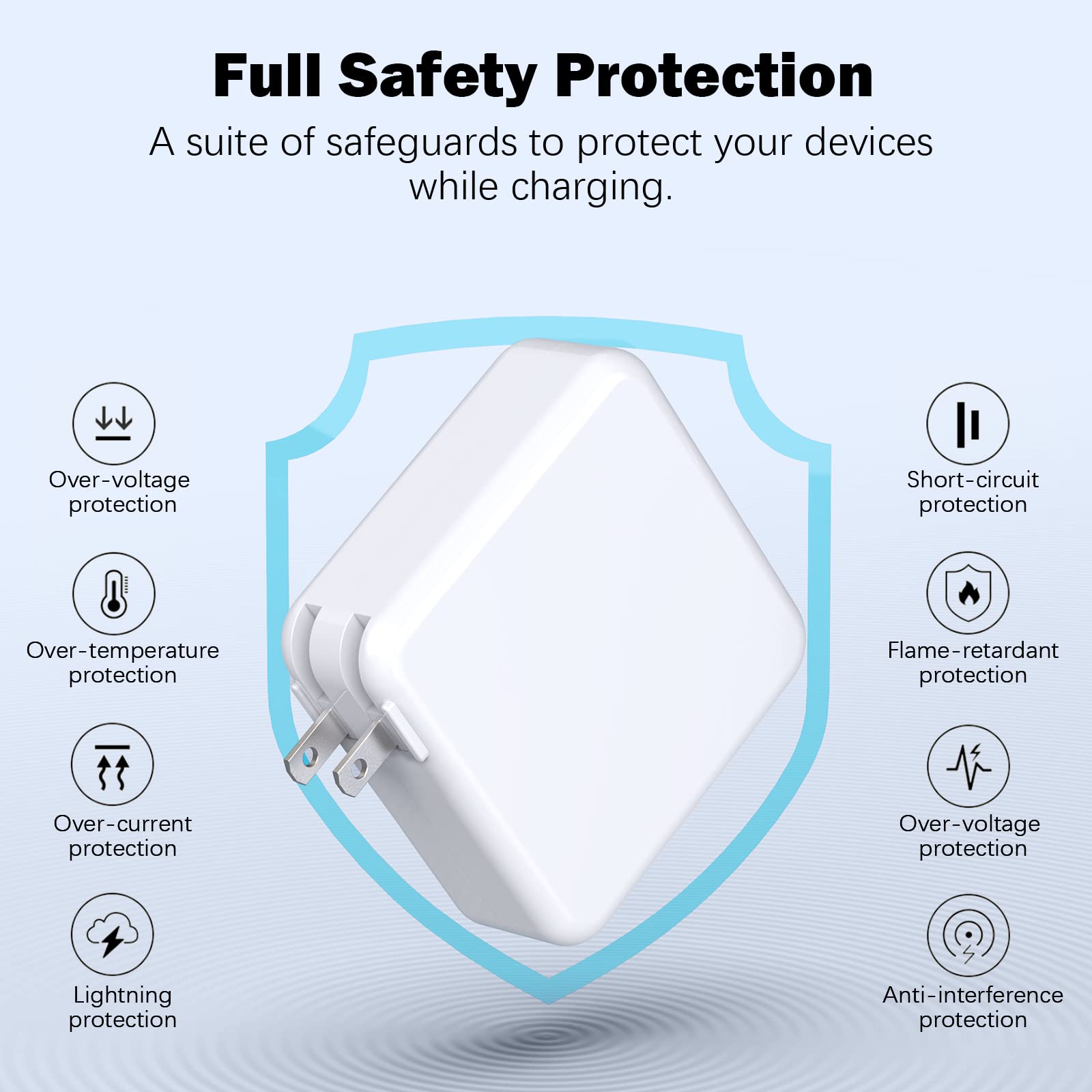 Basickaws safety IC chip protects devices during fast charging.