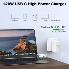 Basickaws USB-C charger with auto-detect powers MacBook and iPad safely.